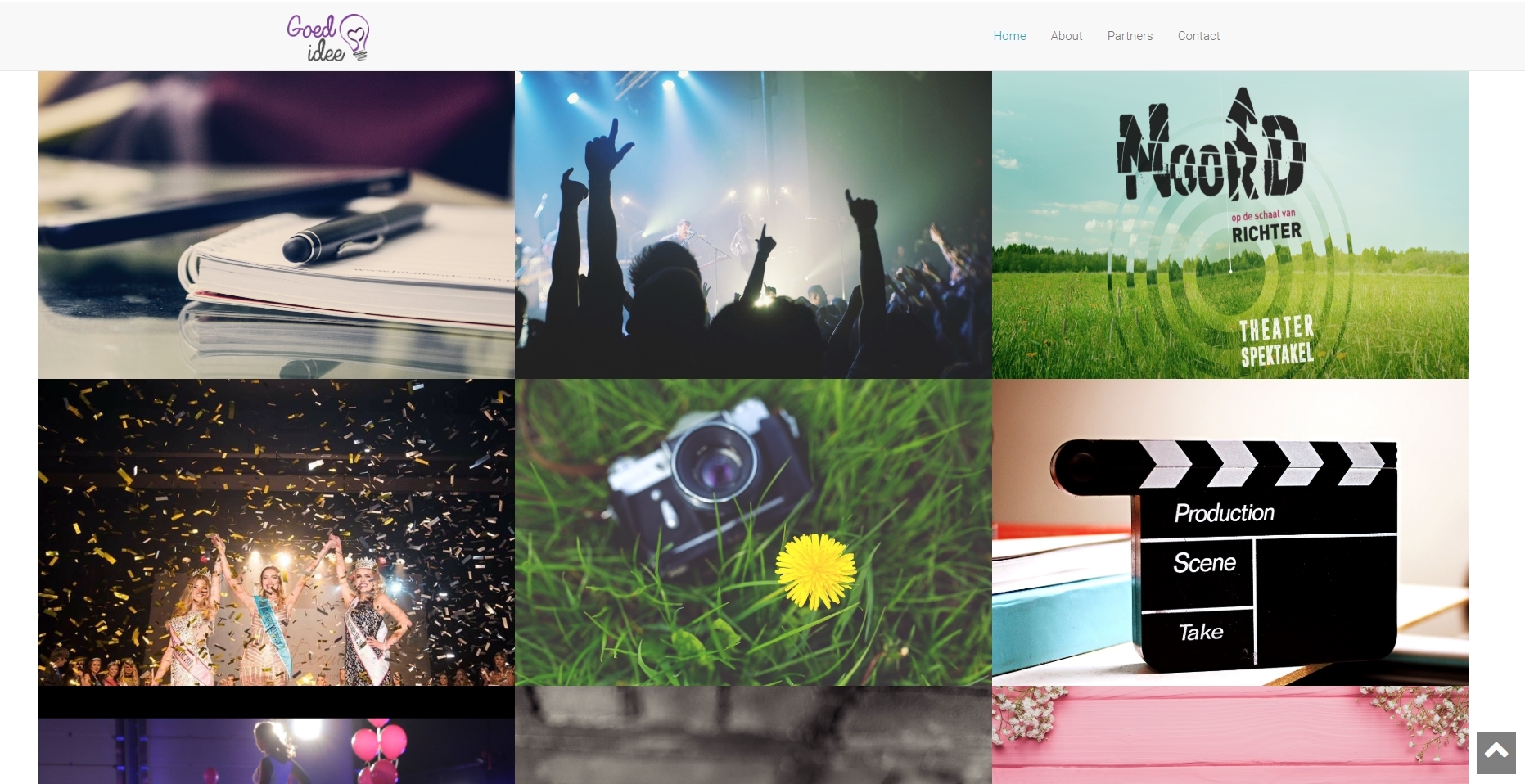 Redesign Goed-idee website.